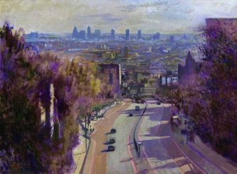 View from Archway Bridge
London
12" x 16" (30 x 40 cms)